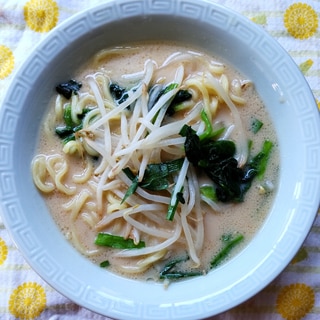 お野菜ナムルであっさりな！家系ラーメン♪